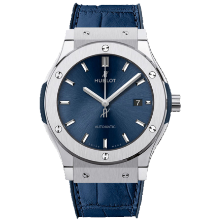 NG H HUBLOT CLASSIC FUSION BLUE TITANIUM