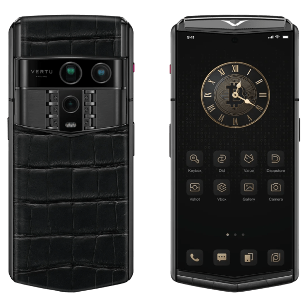 Vertu Agent Q Silver Advanced Set Iron Black Alli 1TB