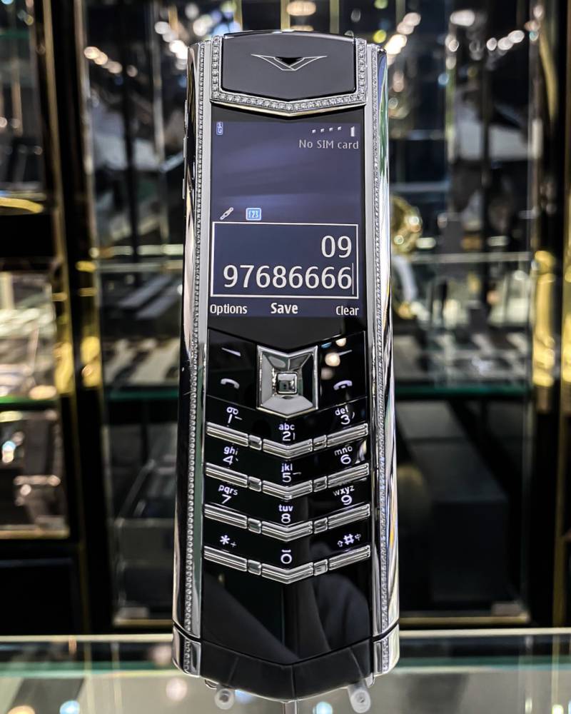 VERTU SIGNATURE S DIAMOND ALIGATOR INVISIBILITY KEYS