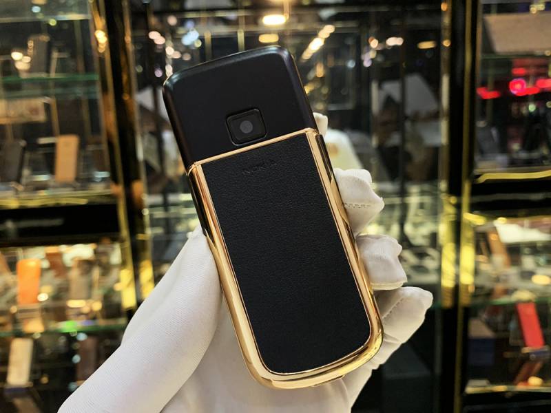 NOKIA 8800 VÀNG HỒNG DA ĐEN ĐÁ VIỀN