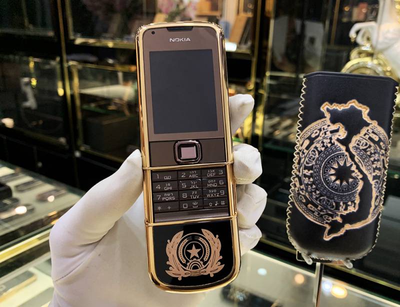 NOKIA 8800 VÀNG HỒNG SAPPHIRE DA NÂU CÔNG AN ND