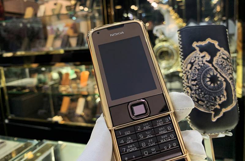 NOKIA 8800 VÀNG HỒNG SAPPHIRE DA NÂU CÔNG AN ND