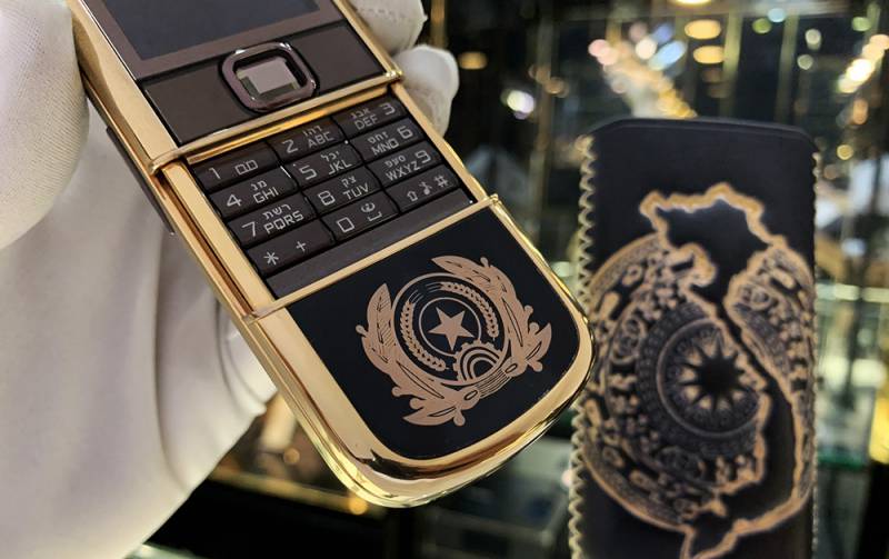 NOKIA 8800 VÀNG HỒNG SAPPHIRE DA NÂU CÔNG AN ND