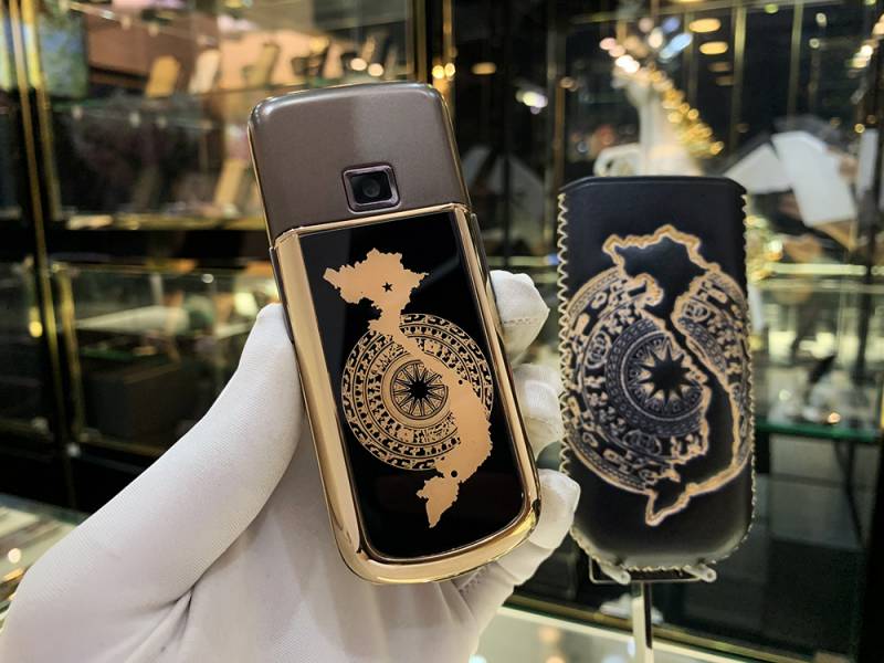 NOKIA 8800 VÀNG HỒNG SAPPHIRE DA NÂU CÔNG AN ND