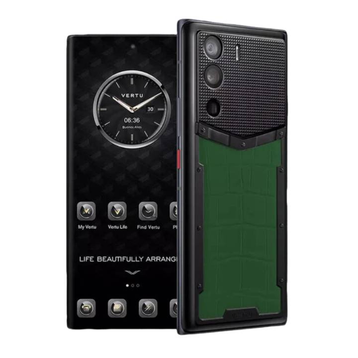 VERTU METAVERTU DARK GREEN ALLIGATOR LEATHER