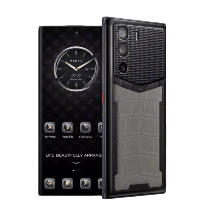 VERTU METAVERTU GREY ALLIGATOR LEATHER