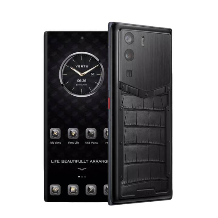 META VERTU BASIC BLACK ALLIGATOR LEATHER