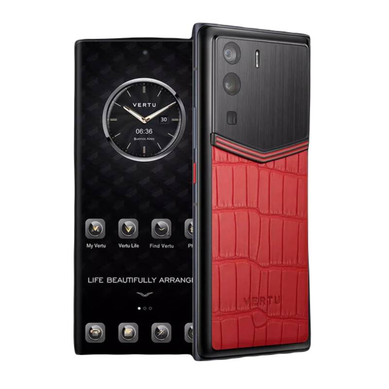 VERTU METAVERTU ALLIGATOR LEATHER FLAME RED
