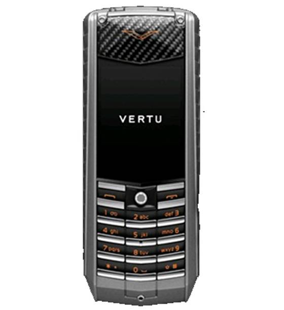 VERTU ACSENT NEW TITANIUM, CARBON FIBRE ORANGE LEATHER