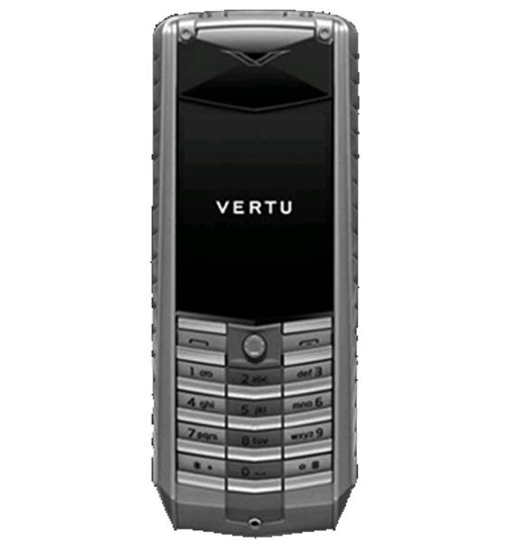 VERTU ACSENT NEW TITANIUM, STAINLESS STEEL, RED LEATHER