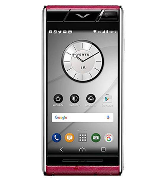 VERTU ASTER RASPBERRY OSTRICH MỚI 100%