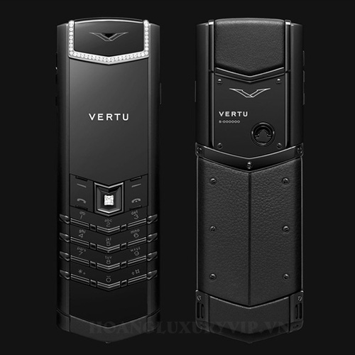 ĐIỆN THOẠI VERTU SIGNATURE S PURE BLACK ĐIỂM KIM CƯƠNG
