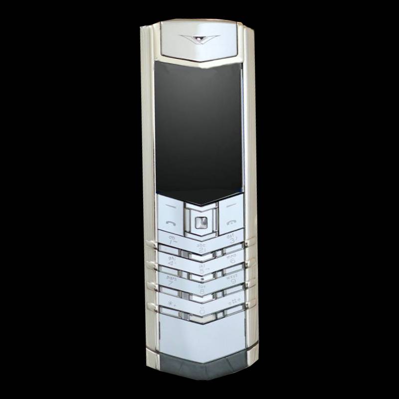 Vertu Signature S White Gold Alligator