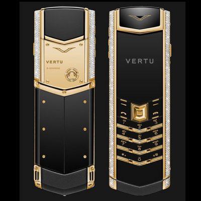ĐIỆN THOẠI VERTU SIGNATURE S VÀNG KHỐI FULL KIM CƯƠNG