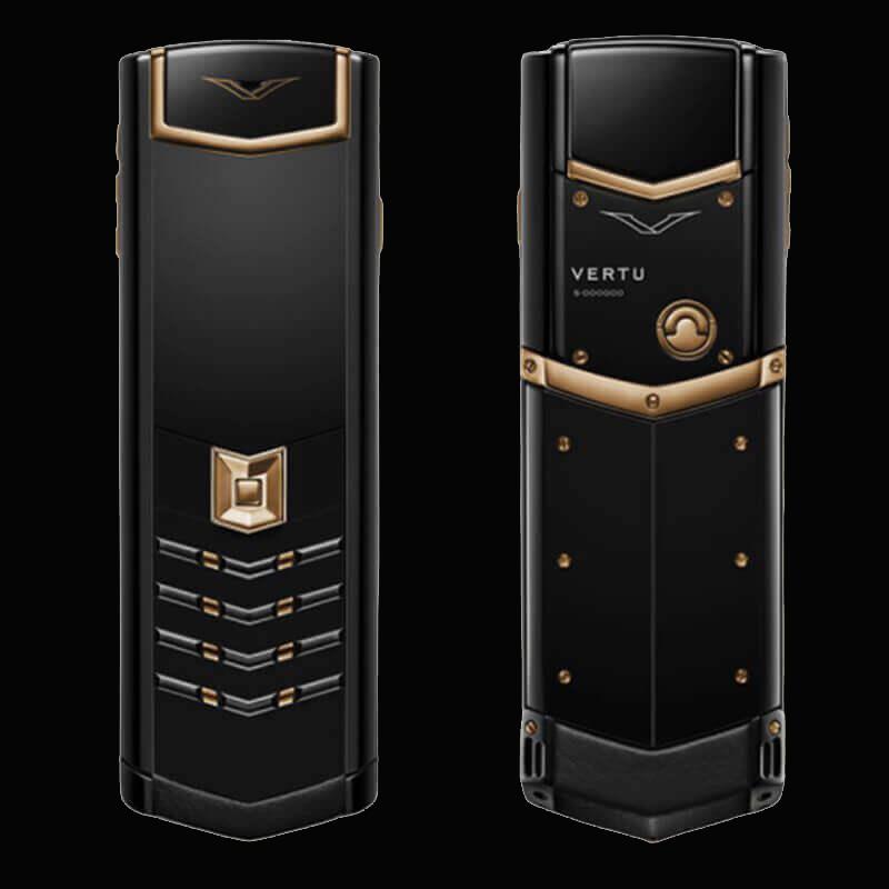 VERTU SIGNATURE S RED GOLD BLACK DLC