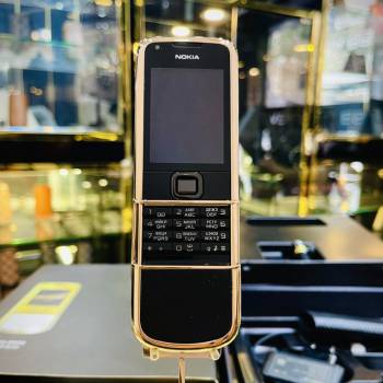 NOKIA 8800 VÀNG HỒNG DA ĐEN ĐÍNH RỒNG