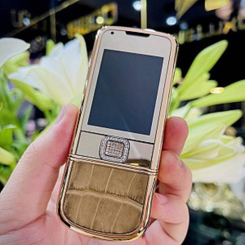 NOKIA 8800 ROSE GOLD ANDES CROCODILE BESPOKE