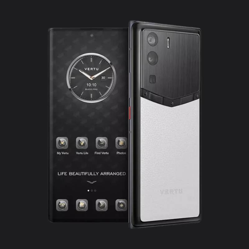 META VERTU FRAMELESS CALF LEATHER WHITE