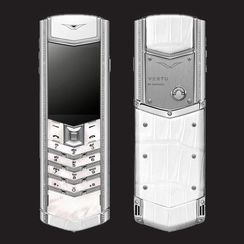 ĐIỆN THOẠI VERTU SIGNATURE S PURE WHITE MIX DIAMOND